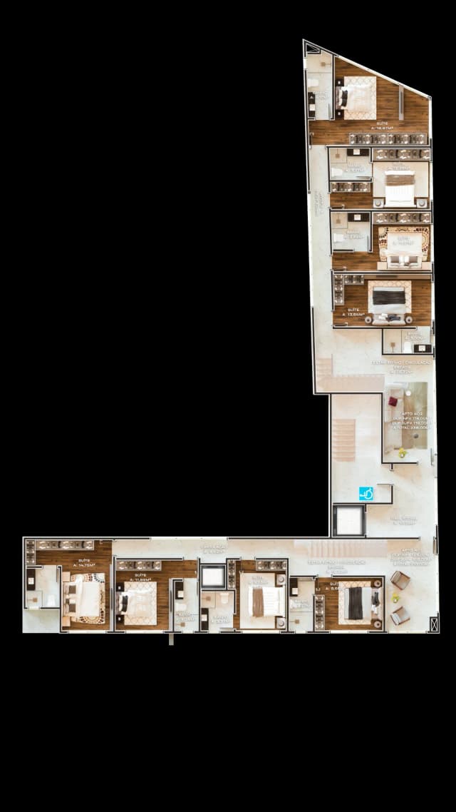 Cobertura duplex inferior